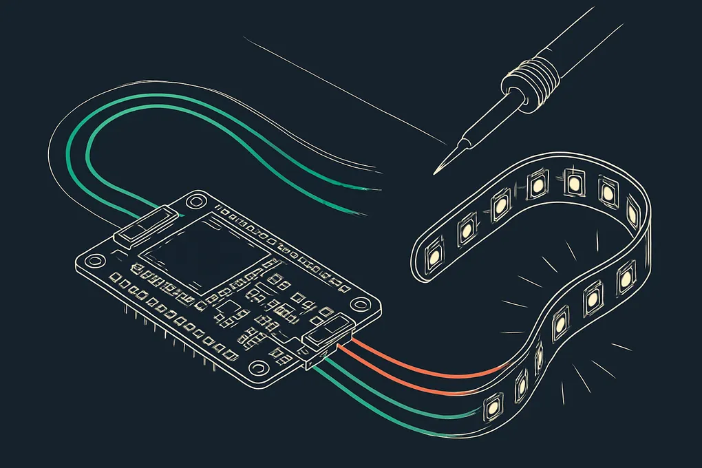 WLED mit ESP32: LED-Streifen in Home Assistant